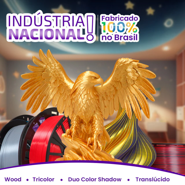 Indústria Nacional — Fabricado 100% no Brasil