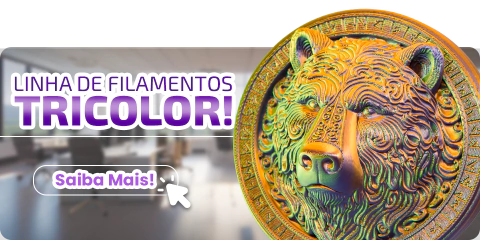 Linha de Filamentos Tricolor!