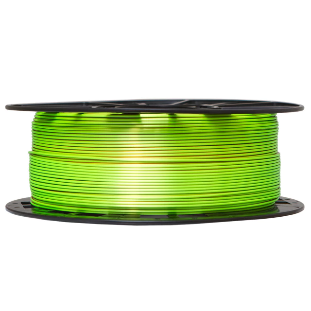 Filamento PLA Tri Color Azul / Laranja / Verde Neon V-Silk High Speed Premium - 1Kg — 3