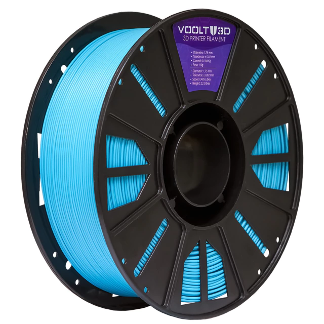 Filamento PLA Azul Cyan High Speed Premium - 1Kg — 3