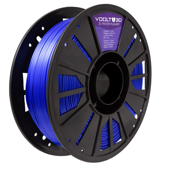 Filamento PLA Azul Safira V-Silk High Speed Premium - 1Kg — 3