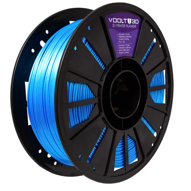 Filamento PLA Azul Sky V-Silk High Speed Premium - 1Kg — 3