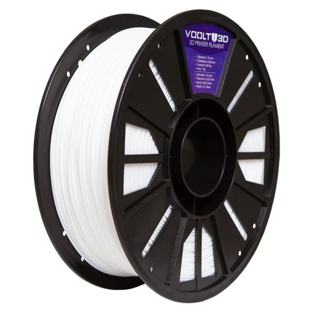 Filamento PLA Branco Off-White Velvet High Speed Premium - 1Kg — 3