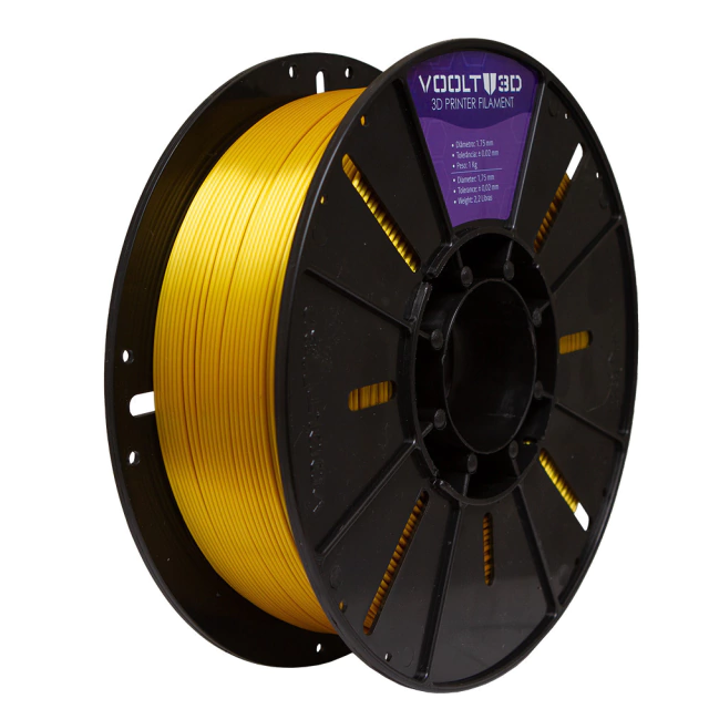 Filamento PLA Dourado V-Silk High Speed Premium - 1Kg — 3