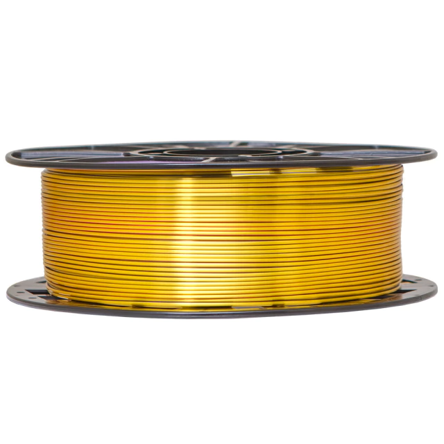 Filamento PLA Tri Color Dourado / Azul / Ametista V-Silk High Speed Premium - 1Kg — 3