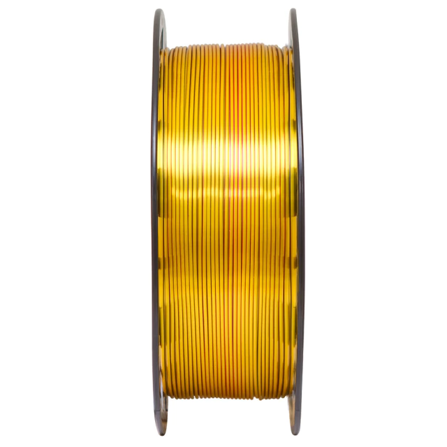 Filamento PLA Tri Color Dourado / Azul / Ametista V-Silk High Speed Premium - 1Kg — 2