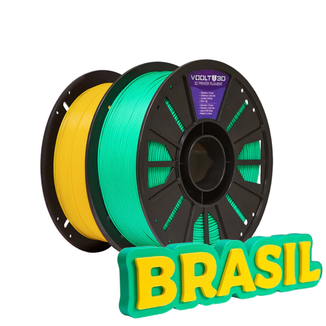 KIT Filamento PLA Velvet Copa do Mundo 2kg — peça impressa