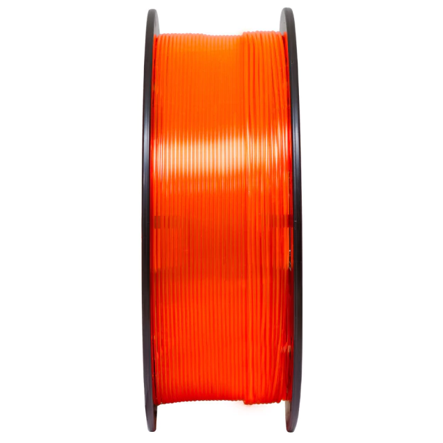 Filamento PETG HF Laranja Neon Translúcido High Fluidity Premium - 1Kg — peça impressa