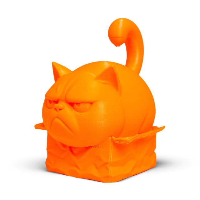 Filamento PLA Laranja High Speed Premium - 1Kg — peça impressa