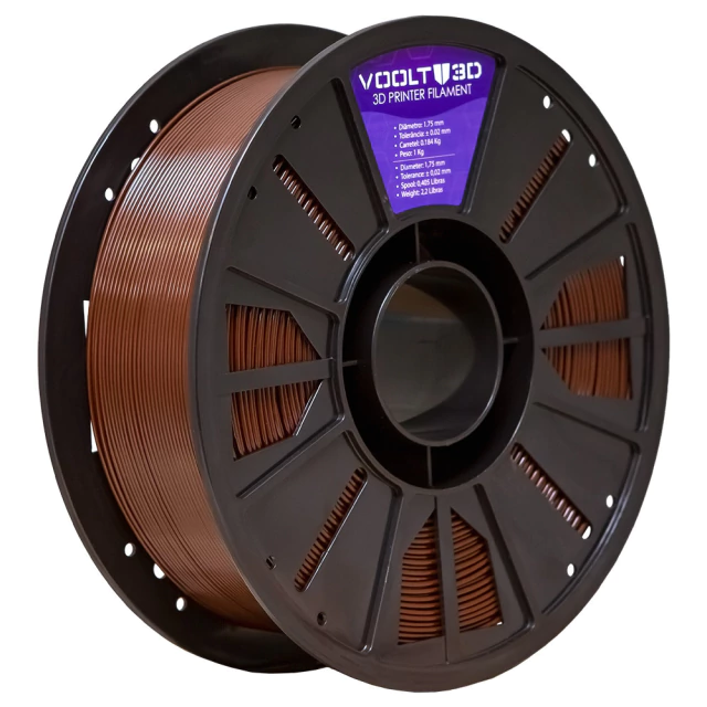 Filamento PETG HF Marrom High Fluidity Premium - 1Kg — 3