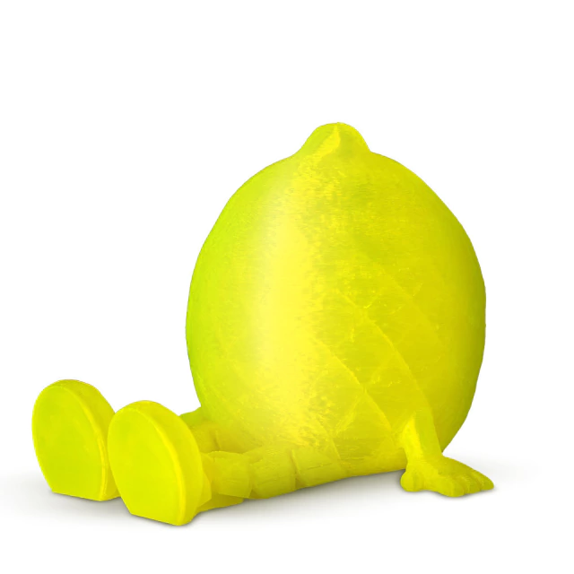 Filamento PETG HF Verde Limão Neon Translúcido High Fluidity Premium - 1Kg — peça impressa