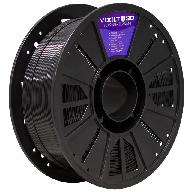 Filamento PETG HF Preto High Fluidity Premium - 1Kg — 3