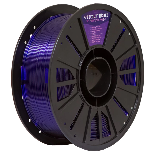 Filamento PETG HF Roxo Translúcido High Fluidity Premium - 1Kg — peça impressa