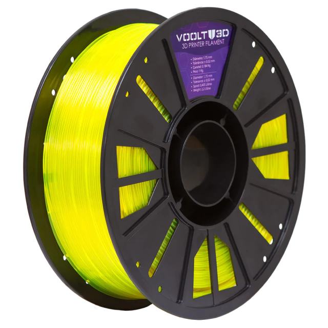 Filamento PETG HF Verde Limão Neon Translúcido High Fluidity Premium - 1Kg — 3