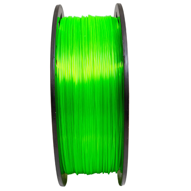 Filamento PETG HF Verde Neon Translúcido High Fluidity Premium - 1Kg — peça impressa