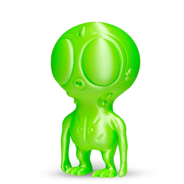 Filamento PLA Verde Neon V-Silk High Speed Premium - 1Kg — peça impressa