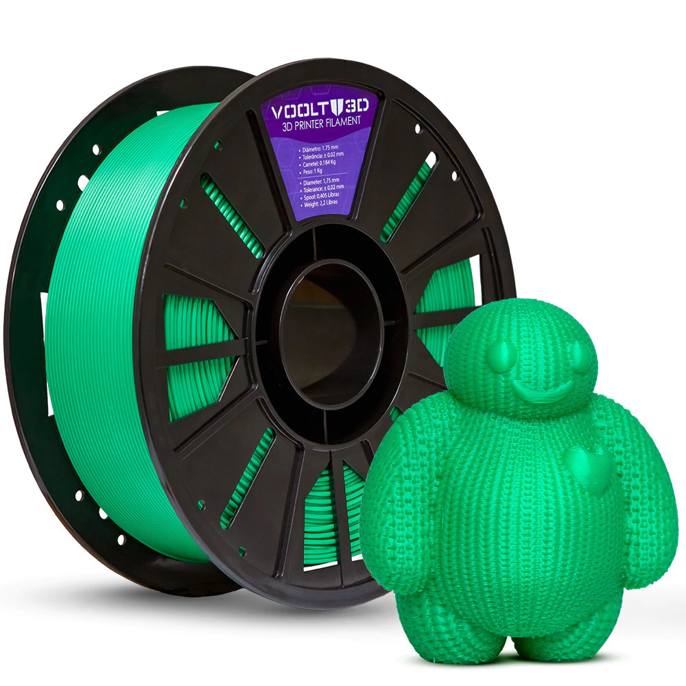 Filamento PLA Verde High Speed Premium - 1Kg