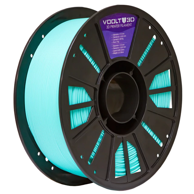 Filamento PLA Verde Tiffany High Speed Premium - 1Kg — 3