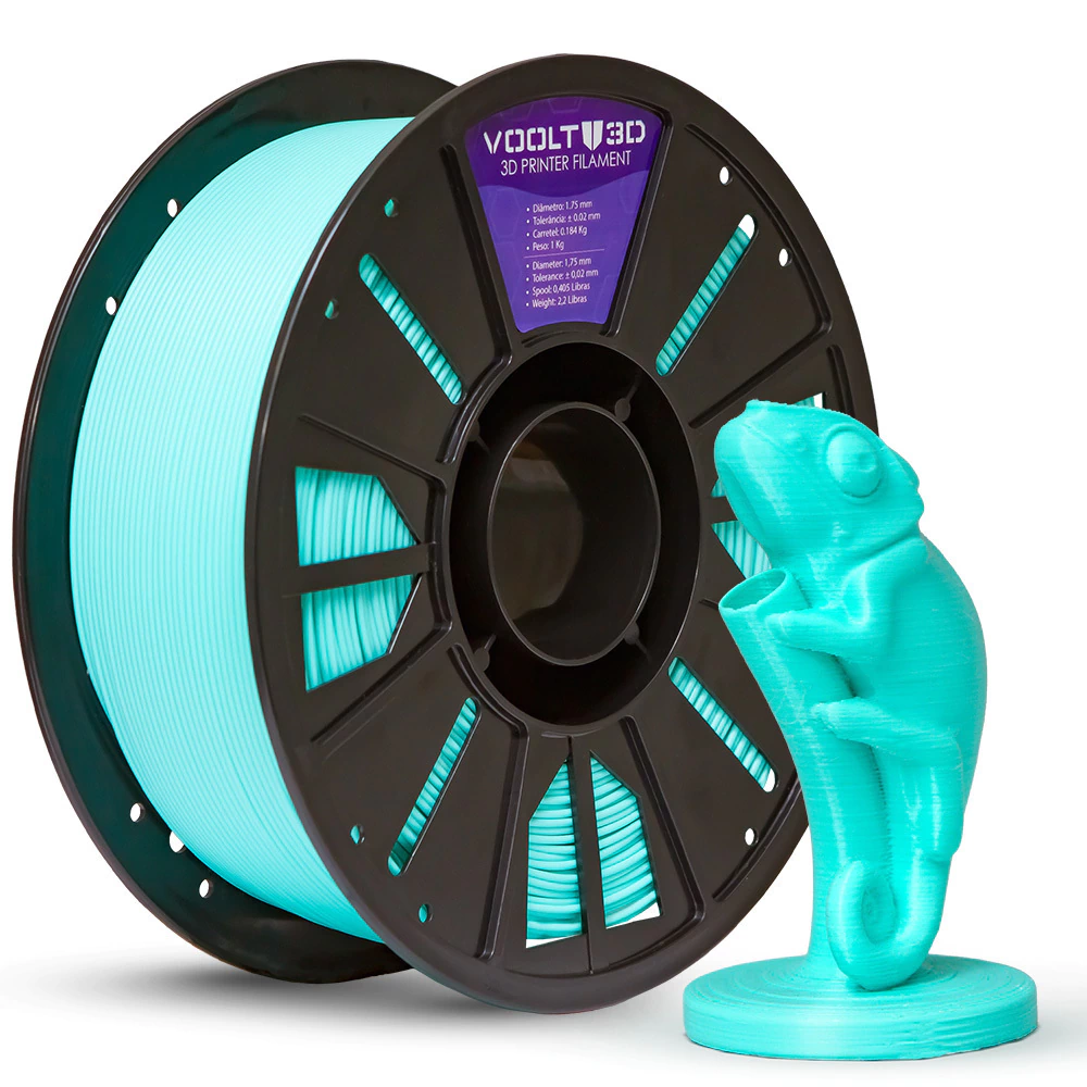 Filamento PLA Verde Tiffany High Speed Premium - 1Kg