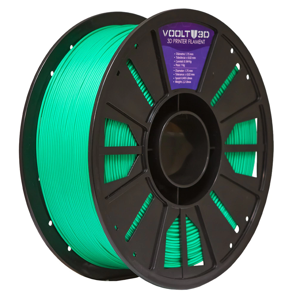 Filamento PLA Verde Velvet High Speed Premium - 1Kg