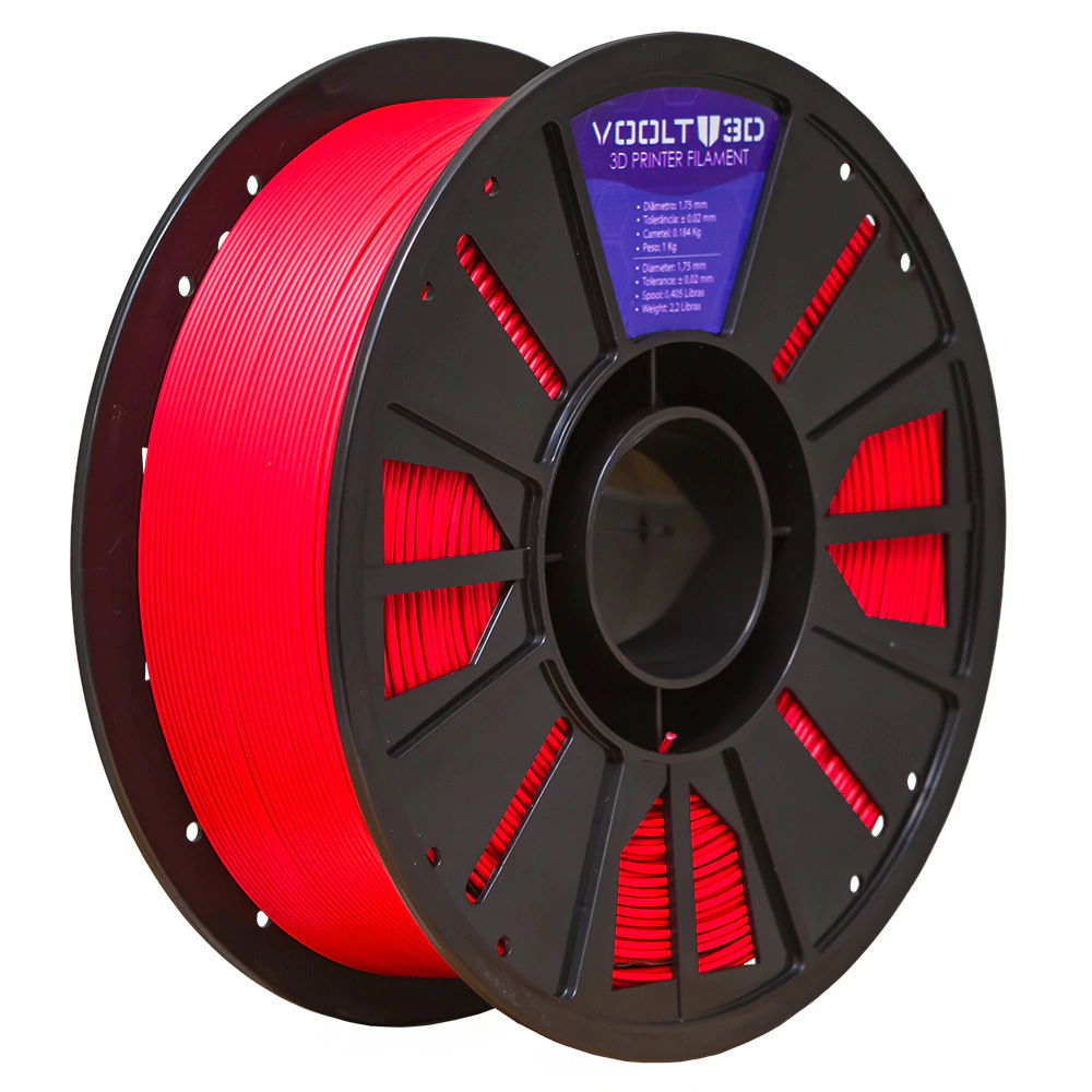 Filamento PLA Vermelho Velvet High Speed Premium - 1Kg